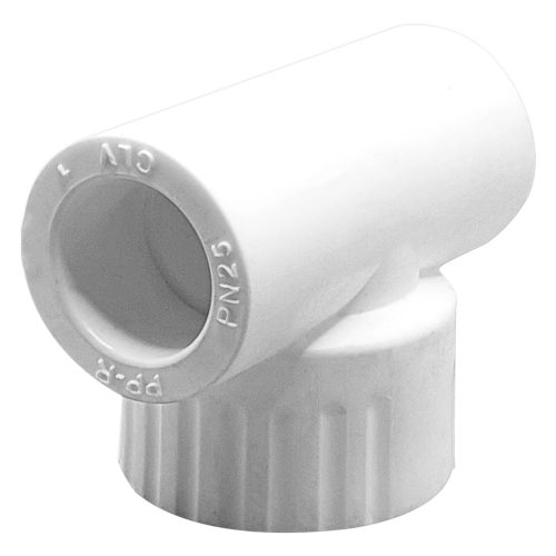 Тройник с резьбой РОСТерм 25х3/4"Вх25 полипропилен PR-TF25-34